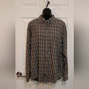 Catalina Men's Gray Plaid Casual Shirt